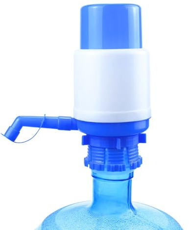 SagaSave Bomba manual para botellas de agua, prensa manual, dispensador de agua potable de plástico para botellas de 19 litros, dispensador de agua, bomba de mano hidráulica para casa, oficina,