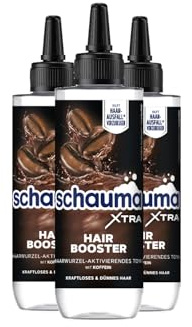 SCHAUMA XTRA Hair Booster Tonic (3x 200 ml), Hair Tonic hilft Haarausfall vorzubeugen, Kopfhaut Tonikum mit Koffein aktiviert die Haarwurzel bei kraftlosem & dünnem Haar