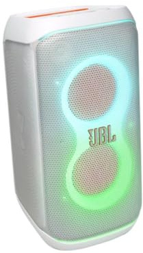 JBL, PartyBox Club 120 - Altavoz Bluetooth con luz a Prueba de Salpicaduras, 160 W RMS, Color Blanco