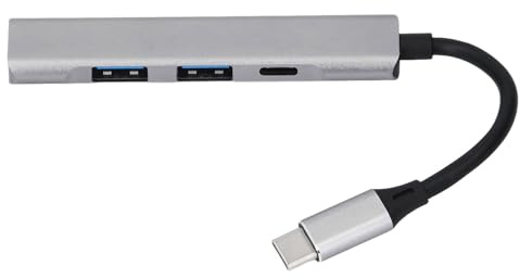 USB 3.0 Hub 7 en 1 USB A C Estación de Acoplamiento Divisor Aleación de Aluminio Base de Transmisión de Alta Velocidad para PC Computadora Teléfono Móvil Tableta