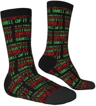 Sportsocken Ich Finde, Gras Sollte Legal Sein. Ich Rauche Es Nicht., Socken Verstärkte Men'S Socks Haltbarkeit Sneakersocken Für Basketball Yoga Laufen 40Cm
