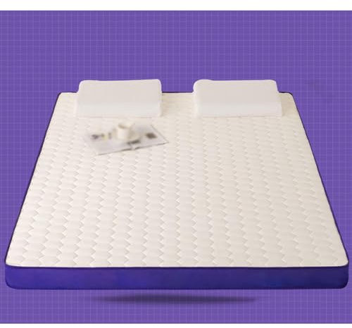 Bio-Latex-Matratze, Memory-Schaum, volle Größe, mittelgroß, Plüschgefühl, bewegungsisolierend, ergonomische Zonenunterstützung, 80 x 190 x 9 cm