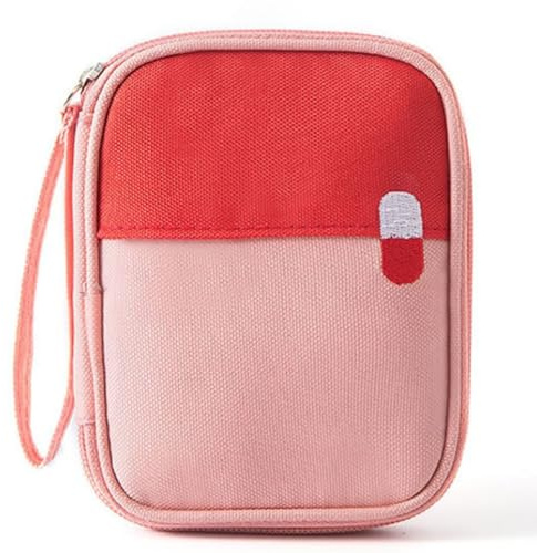 XENQITO 1 Pcs Botiquín de Primeros Auxilios, Bolsa de Medicina de Viaje, Mini Kit de Supervivencia Bolsa Médico, Bolsa Botiquin para Emergencias al Aire Libre Kit, Mini Bolsa de Medicina de Mano