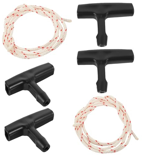 COLLBATH 2 set Corde di Trazione con Manico in Plastica per Porta Garage e Soffitta Corda di Metri Resistente per Rilascio Emergenza e Apertura Facile Kit per Scale Soffitta e Porte Garage