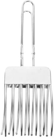 JECOMPRIS Pinza per Arrosto in Acciaio Resistente Tagliapane e Affettatrice Manuale per Prosciutto e Pane Clip Slicing Multifunzionale Antiscivolo per Cucina e Barbecue