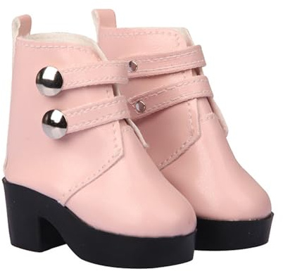 Codulu Dockskor för 18 tum amerikansk docka rosa stövlar kostymtillbehör för 43-46 cm flicka docka-A