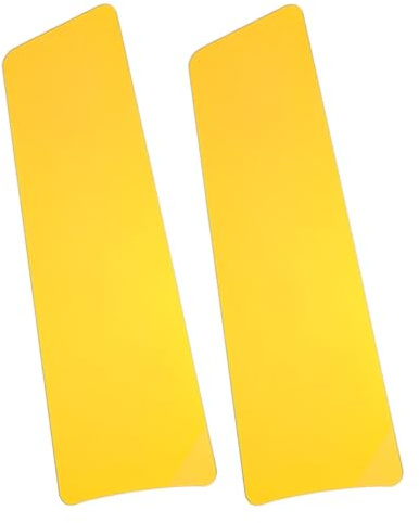 ifundom Tablero para Colorear Cabello Profesional de Acrílico Amarillo Aplicación Precisa y Color Uniforme para Highlights y Ombré, Paquete de 2 Piezas