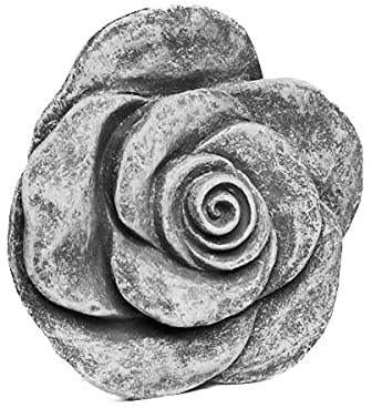 Stone and Style Stenblomma stor, frost och väderbeständig upp till -30 °C, massiv sten