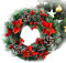 35 cm Corona de Navidad, Coronas navideñas para Puertas, Corona de Navidad para Puerta de casa, Percha navideña para decoración navideña, Corona de Adviento para Colgar en la Puerta o Pared