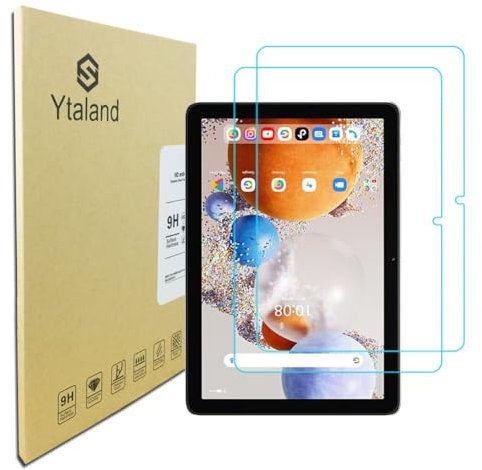 Ytaland - Protector de pantalla de vidrio templado para tablet Umidigi G1 Tab de 10.1 pulgadas, 2 unidades, antihuellas, sin burbujas, cubierta de película de vidrio templado
