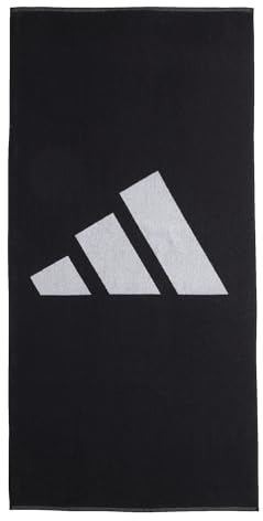 adidas Towel Duschtuch 50 x 100 cm (Black, 50 x 100 cm)