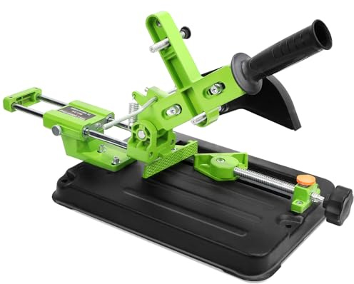 SWAWIS Amoladora angular, soporte para amoladora angular, accesorio para amoladora angular 100/115/125, multifuncional de escritorio, barra de tracción para soporte