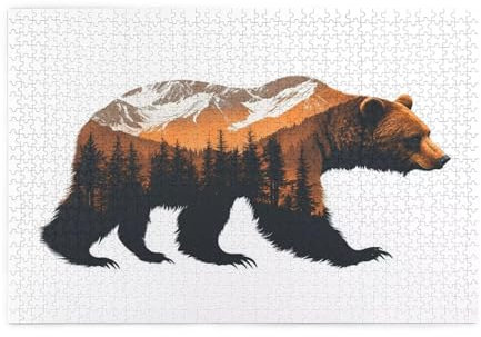 Tragen Puzzle 1000 Teile Erwachsene Baum, Puzzles mit Verpackung Box und Poster, Lustig Stress Abbauen Familien Unterhaltungsspiele für Raumdekoration, Kreative Geschenke für Männer/Frauen 1T-1264