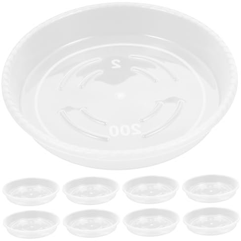 Mikikit 30 Piezas Bandejas de Plástico Macetas Base Bonsáis y Suculentas Trays de Jardinería Superficies Tierra