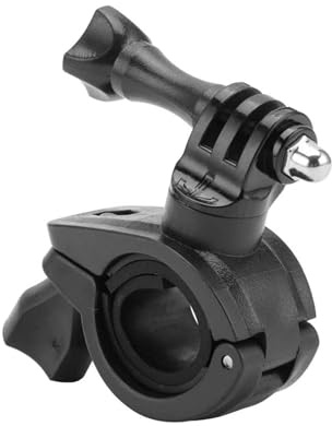 Yuannee Action Kamera Halterung,Motorrad Lenker Halterung 360 Drehung Schwarz Fahrrad Motorrad Clip Lenkerhalterung Zubehör Action Kameras Mountainbike Kamerahalterung