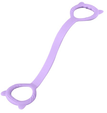 Elastische Bänder für Übungen, rutschfeste Gummibänder mit Trainingsseilen – für Armübungen und Brustdehnung mit Silikon für Stretching und Muskeltraining für Männer und Don