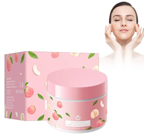 Peach Smooth & Tight Body Scrub, 140 G Bio Peeling per il corpo, Peach Body Scrub Peach Body Scrub Peach Peeling Profondo Peeling Per Pelle Radiosa Naturale Peeling Rimuove le cellule morte della