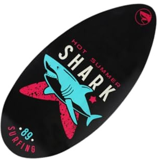 Fenteer Skimboard, Jeu de Plage Debout en Bois, Idéal pour Débutants, Adolescents et Enfants