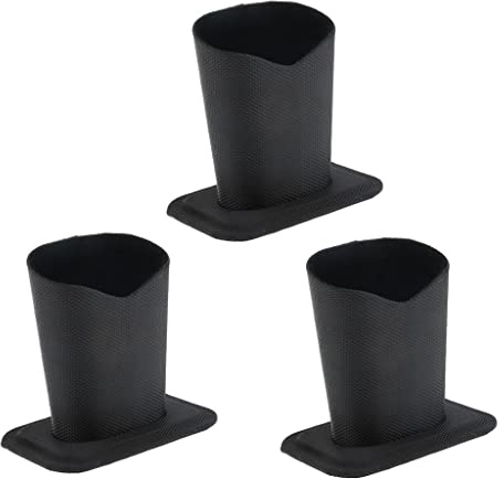 PawwJoy 3er Set Moderner Brillenhalter, Deko Brillenablage für Brillen und Sonnenbrillen, Schwarz, Weiches Tuchfutter, Stifthalter Alternative