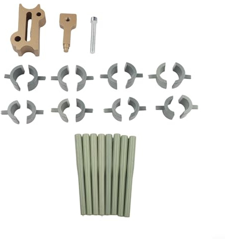 Herramienta de reparación de tuberías de agua termofusible PPR - Kit de fijación de fugas no destructiva para tuberías PPR y PE, incluye cabezal de troquel, extractor de doble alambre y cinta cruda