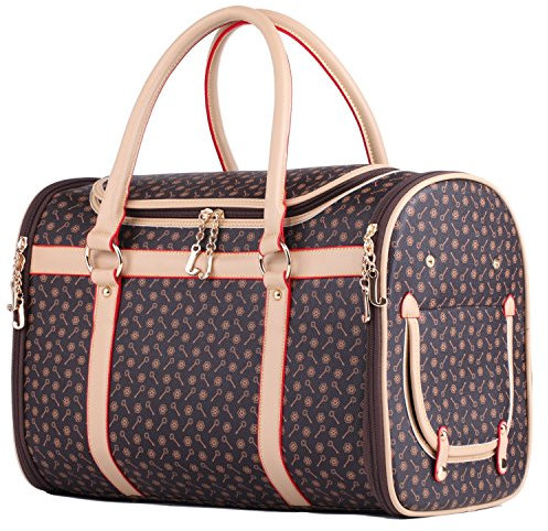 BELLAMORE GIFT Groß Transporttasche Hundetasche für 3-5kg Hunde und Katzen Hundebox Katzentasche sehr parktisch 43x30x23cm