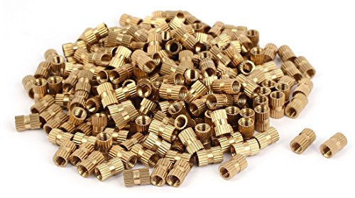 Aexit M5 x 10mm x 6,3 mm Messing gerändelt Rundeinsatz eingebettet Muttern 500 STÜCKE (2ac86c31ec2116ffafece3df342997bd)