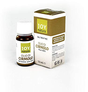 Olio di Cirmolo (Pino Cembro) Puro al 100% Joy Natura - Alchia (10ml) | ideale come essenza per Sauna e Aufguss