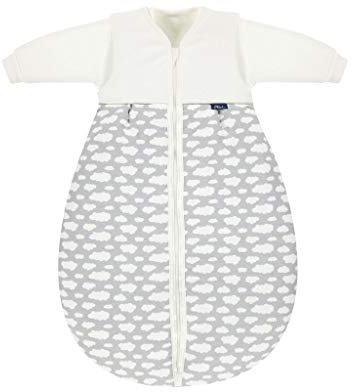 Alvi Kombi-Schlafsack | Ganzjahres Baby-Schlafsack 2-teilig | Innensack mit Ärmel & gefütterter Außensack | Temperaturen von 15 bis 30°C