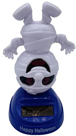 Solar Tanzen Spielzeug Figur, Solarbetrieben Tanzende Solarfigur Auto Armaturenbrett Ornamente Puppe Dekofigur Für Halloween Auto Armaturenbrett Dekoration Kinderspielzeug Geschenke Kürbis Skelett
