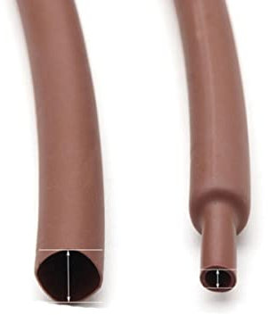 1 Meter Brown Dia 1 2 3 4 5 6 7 8 9 10 12 14 16 20 25 30 40 50 mm Heat Shrink Tube 2:1 Polyolefin Thermal Cable Sleeve Insulated-Brown,2mm x 1 Meter