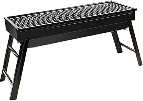 Holzkohlegrills BBQ Tragbarer Klappgrill Holzkohlegrill Einfach zu montierendes und zu entfernendes Grillset Outdoor-Camping-Picknick-Werkzeug