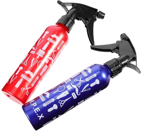IWOWHERO 2 Pulverizadores de Peluquería PET Rojos para Humedecer el Cabello
