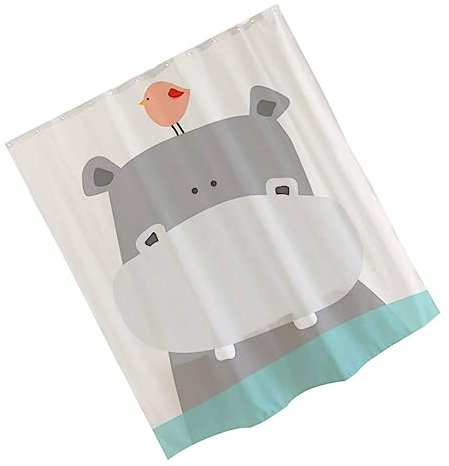 MAGICLULU Frischer Stilvoller Duschvorhang Aus Polyester Mit Bärenmotiv Für Badezimmer