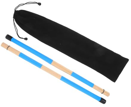 Yardwe Baquetas de Percusión de Bambú Ligeras y Fáciles de Usar para Batería Jazz y Folk, de Varillas Profesionales para Músicos Principiantes