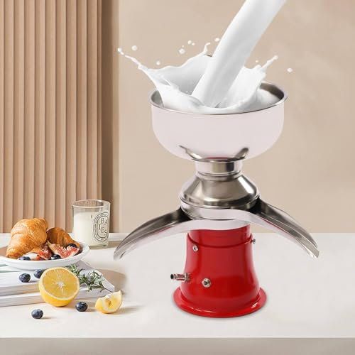 WEIMILOR Separatore di Panna per Latte di Capra, separatore centrifugo Elettrico per Panna da Latte, 5 l/1,32 Gal 10.500 Giri/min, separatore di Panna da Burro e frullat