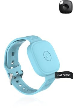 Case for Tile by Life360 Mate Key Finder, yystao Protective Silicone Watch band Compatible with Tile by Life 360 mate Tag, Durable and Anti-Lost Design (Azure)