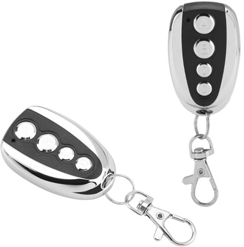 2Pcs Universal Duplicator Remote Garage Door Remote, 433mhz Electric Gate Garage Door Cloning Remote Control Duplicator Fob Opener for Clone Phoenix PHOX TXC TRC TSC4 Handy
