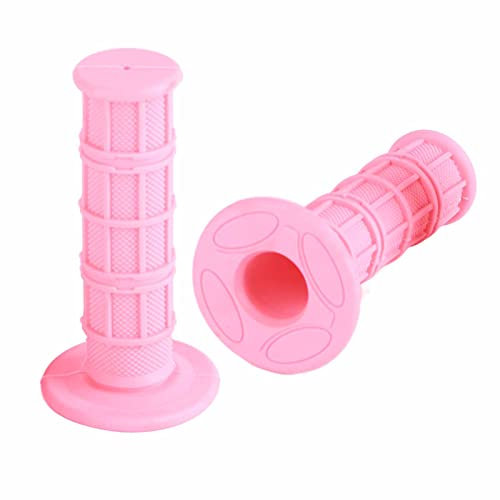 Cocoarm Motorradgriffe, Verbessertes Griff, Komplettes Kit, Stilvolles Upgrade, Universelle Passform, Komfortables Material, 7/8 Silikonhandgriffe, Anti-Skid-Design, Soft Touch (PINK)