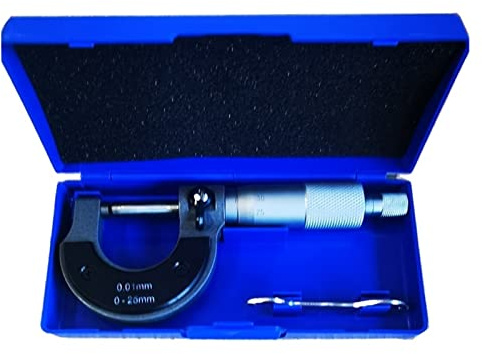 Micrómetro digital, Soporte de micrómetro utilizado for 0-25mm 25-50mm 50-75mm 75-100mm 75-100mm Medidor de micrómetro exterior herramientas de medición duraderas Herramientas de medición profesionale