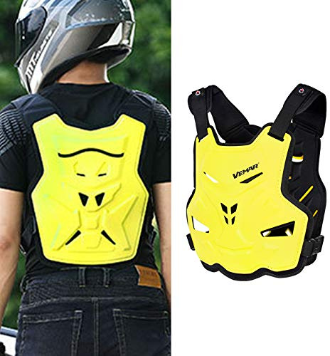 Chaleco protector de pecho para motocicleta de adulto, para motocross, esquí, patinaje
