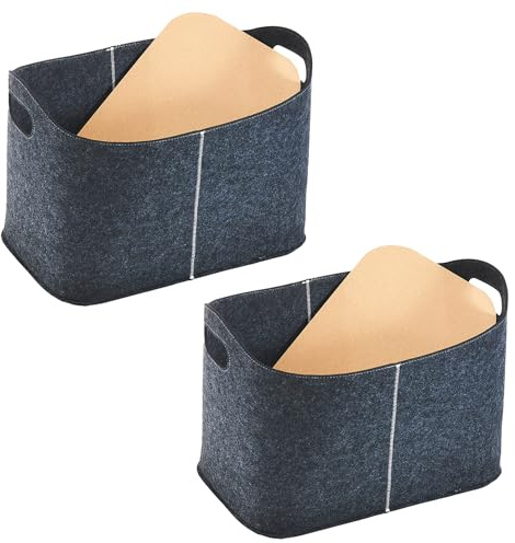 Kobolo Filzkorb 2er Set 49x31x35 cm