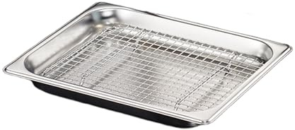 201 Stainless Steel Oil Drip Pan, Metal Drip Pan, Under Sink Drip Tray, Oil Drip Tray, Suitable for Indoor and Outdoor Use, Stackable Storage(53x33x4cm/21x13x1.6in)
