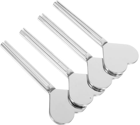 CONGARTENO 4PCS Stainless Steel Toothpaste Squeezer Roller Key Manual Metal Tube Squeezer Tool for Toothpaste Creams Hand Lotion Travel Household Use