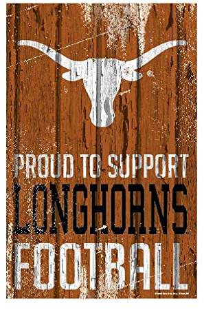Wincraft NCAA Texas Longhorns Sport-Fan, Heimdekoration, Team-Farbe, 28 x 43 cm