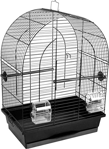 Flamingo Cage Perruche Klara 1 Noir 39x25x53CM