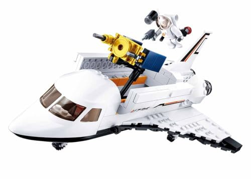 SLUBAN Juguetes para Niños - Nave Espacial - Juegos Infantiles para Construir - Ideal para Desarrollar la Coordinación y la Atención - 231 Piezas - A Partir de 6 Años