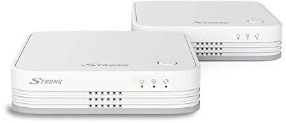 STRONG MESHKIT1200 Atria - Système WiFi Mesh pour la Maison: Couverture WiFi 200m2. Plus de Zones d'ombre. Booster Votre WiFi à 1200 Mbits. 3 Ports Ethernet Gigabits. Idéal Box Internet Fibre.