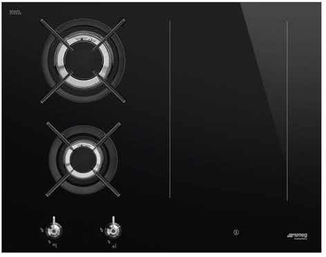 Combined induction and gas hob with 4 cooking zones from Smeg Classic - PM3643D