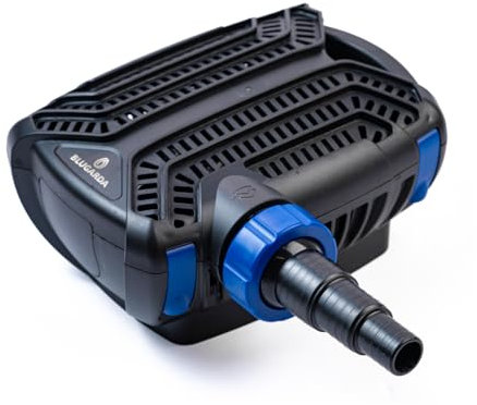 BluFlow 16.000 - Teichpumpe - 16.000 L/h - 140 Watt - Energiesparende Filterpumpe Teich Aussen - Gartenteichpumpen Wasserpumpe Fischteich Springbrunnen Bachlaufpumpe & Wasserfall Pumpe