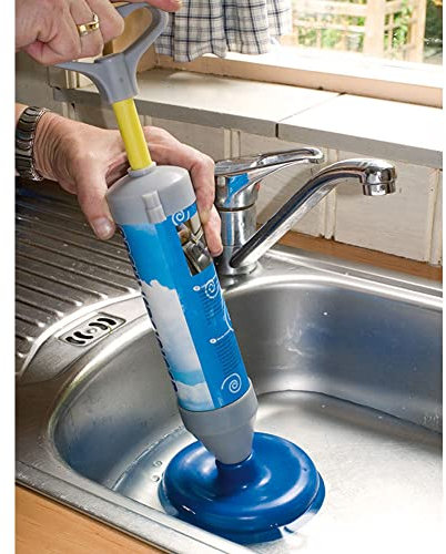 Stura Lavandino a Pompa Con Ventosa Per Tubi Lavello Lavandini WC Bagno